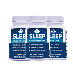 Cápsulas de Extracto Herbal de Magnesio OEM para la Salud del Sueño y la Memoria en Adultos, con Concentración Vegetariana, 300 Unidades - Product Image 2