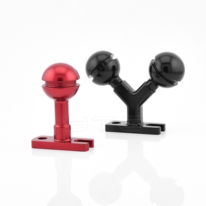 हाउसिंग हैंडल के लिए कस्टम सीएनसी मशीनिंग 1 इंच एल्यूमिनियम अंडरवाटर बेस सिंगल बॉल एडाप्टर - Product Image 5