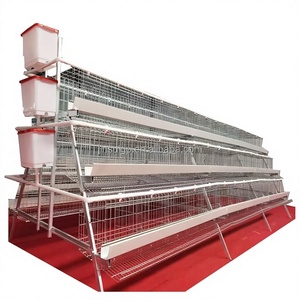 Équipement de poulailler de type A à 5 niveaux et 50 000 couches, capacité 10 tonnes, améliore la conversion des aliments de 15 % par rapport aux fermes ouvertes grâce à une technologie d'économie d'aliments. - Product Image 1