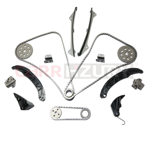 Carrhzury 243123C100 Kit de cadena de distribución para Hyundai <span class=keywords><strong>KIA</strong></span> Borrego Sedona <span class=keywords><strong>Carnival</strong></span> Sorento Amanti 3.3L 3.5L 3.8L Kit de cadena de distribución - Product Image 1