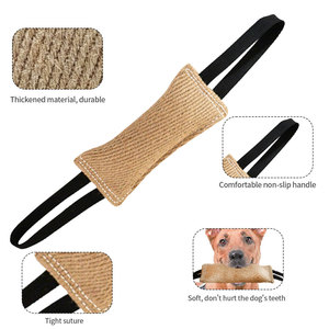 <span class=keywords><strong>3</strong></span>แพ็คทนทานแข็งแรงทนทานอุปกรณ์ฝึกสุนัขกัดหมอนไม้มีที่จับดึงสงครามสุนัขของเล่นเคี้ยวแบบโต้ตอบ - Product Image 6