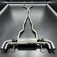 G12 750i 4.4T Kit d'échappement à soupape télécommandée en acier inoxydable poli miroir universel à haut débit professionnel Garantie 1 an