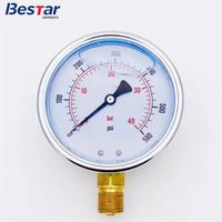 High Precision Pressure Gauge 100mm 0-600psi Stainless Steel case Shock-resistant Radial Pressure Gauge