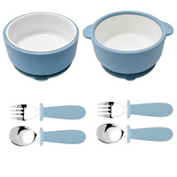 Nouvelle arrivée, assiette en céramique écologique sans BPA, assiette à compartiments pour bébé, vaisselle pour bébé avec étui en silicone, ventouse, ensemble de repas pour tout-petits