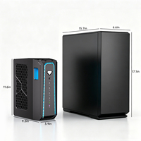 Mini PC de jeu AIO puissant à refroidissement liquide Ryzen 9 9950X3D RTX 5070 12 Go – Ordinateur de bureau compact pour le jeu, l'IA et le travail professionnel