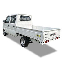 Camionnette double cabine Dongfeng à bas prix, 4x2, nouvelle camionnette légère 2T Euro 5, camionnette de fret à essence avec climatisation automatique