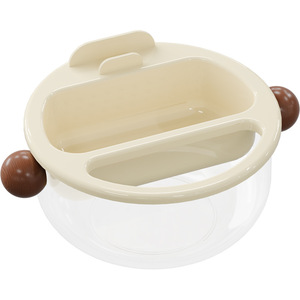 Draining Fruit Plate Oval Flip Top With Stand For Binge Watching Snack Box Double Layer Solid Color - Product Image 5