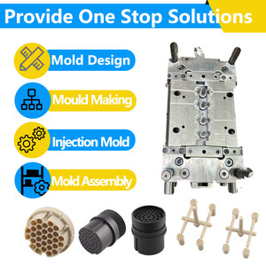 Le connecteur terminal fait sur commande partie le moulage par injection en plastique de conception de moule d'application électrique de moule d'injection - Product Image 3