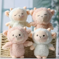 Nouveau porte-clés en peluche de mouton en peluche animal petit porte-clés en peluche de mouton doux