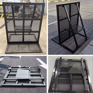 Barrière anti-émeute en acier robuste galvanisé à chaud, facile à assembler, clôture extérieure pour événements et concerts - Product Image 6