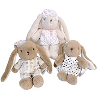 Poupées apaisantes en coton PP en peluche lapin dessin animé lapin à longues oreilles jouets en peluche pour enfants Angela Factory vente en gros