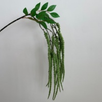 J-260619 Bonne Affaire : Amarante Artificielle à 12 Tiges avec Feuilles pour Décoration de Mariage - Plantes Artificielles