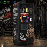 Máquina Expendedora de Proteínas GJ711 con Gestión en la Nube, Máquina Expendedora de Bebidas Proteicas, Kiosco Inteligente de Bebidas Nutritivas para Gimnasios y Clubes