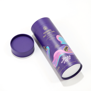 Wholesale Custom Logo Cylinder Kraft Paper Cardboard <b>Sponge</b> Lined Candle Packaging Cosmetic Lipstick and Lip Balm Tubes - Product Image 5