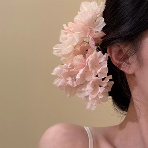 Elegant Resin Flower Hair Clip Women's Headwear 13CM Wedding Floral Decorate Accessory - Product Image 6