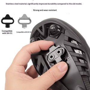 Adaptés aux vélos de montagne et vélos de <span class=keywords><strong>route</strong></span> en acier SH51/SH56, clips de chaussures de VTT, ensemble de clips de chaussures de VTT avec plusieurs clips de pédale à dégagement rapide - Product Image 3
