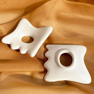 Herramienta Profesional de Masaje Muscular Gua Sha de Cerámica, Modelo ABK Abarke-45, Mini Masajeador Facial, Drenaje Linfático, Lifting Facial - Product Image 5