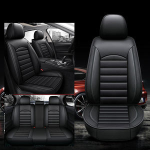 Fundas de Asiento de Coche de Cuero Premium, Juego Completo, Ajuste Universal para la Mayoría de los Vehículos, Protectoras, Impermeables, Duraderas, para Todo el Año - Product Image 4