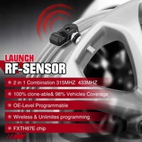4 pièces LAUNCH LTR03 Capteur RF 315 433MHz Outil de réparation de pneus Scanner Moniteur de pression des pneus Testeur Programmable universel