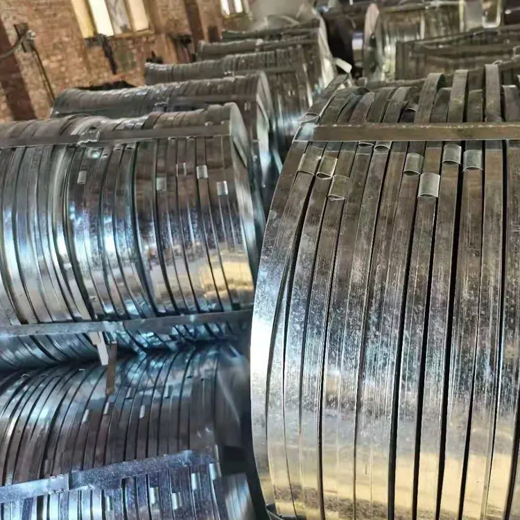 Factory direct best price Slitted metal hot dip gi strip price 0.8mm Z40g width 30mm-850mm galvanized steel strip