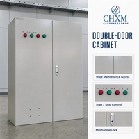 Boîtier de distribution double porte JXF sur pied en acier laminé à froid pour panneau de commande de pompe à eau pour équipement industriel
