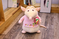 Jouets en peluche mignons, tenues variées, deux couleurs, deux tailles, tissu en peluche super doux, cadeau d'anniversaire, anti-stress, décoration d'intérieur, cadeau de vacances pour