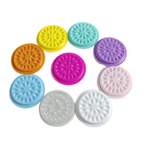 PVC Flower Shape Eyelash Glue Holder Tray Portable <b>Adhesive</b> Pallet for <b>Lash</b> Extension Salon Use - Product Image 6