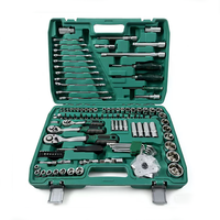 Clé à cliquet à 72 dents, acier au carbone chromé et traité thermiquement 35K, ensemble d'outils de 121 pièces, ensemble de clés, ensemble de tournevis