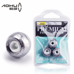 Plomada de Pesca Premium Aohu de 50G, Plomadas Redondas de Plomo de Alta Calidad para Pesca en Estanques y Embalses - Product Image 5