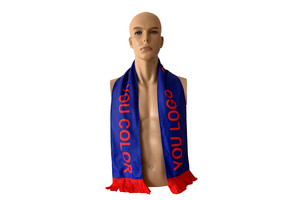 Écharpe de supporter sportive personnalisée avec logo, impression couleur, style football, pour promotion d'équipe de club - Product Image 4