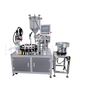 Hone Rotary Cosmetic Lipstick Cream Tube Filling Capping Machine