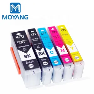 MoYang kompatibel untuk CANON PGI-470 CLI-471 katrij tinta PIXMA MG5740/MG6840/MG7740 katrij Printer PGI470 CLI471