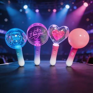 Heart Shaped Glowing Support Light <b>Rechargeable</b> RGB Fan Merchandise Concert Atmosphere Prop - Product Image 3