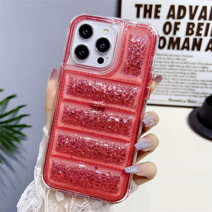 Accesorios de teléfono móvil de lujo para <span class=keywords><strong>Oppo</strong></span> <span class=keywords><strong>A77</strong></span> 4G fundas para celular Down Wear Coat Soft TPU Glitter Epoxy fundas de teléfono móvil - Product Image 3