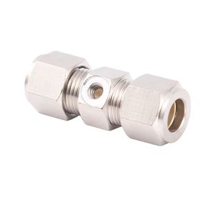 ข้อต่อทองเหลืองแบบกดขนาด 9.52 มม. ข้อต่อเร็วแบบเกลียวสำหรับรดน้ำสวน หัวฉีดน้ำแบบพ่นฝอย ติดตั้งง่าย - Product Image 2