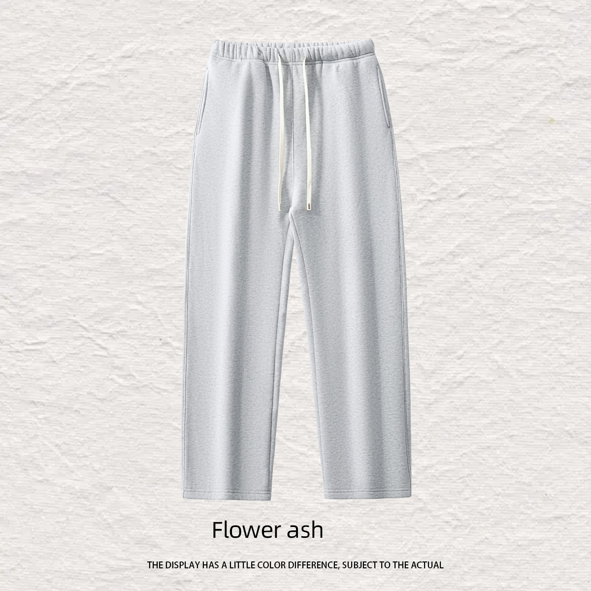 Pantalón recto gris
