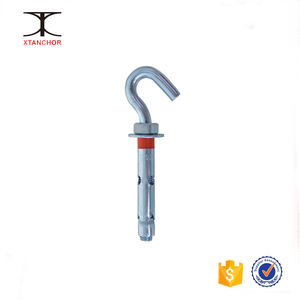 <span class=keywords><strong>Ancrage</strong></span> de manchon européen de type boulon hexagonal M10X12X70-HB avec anneau en plastique, acier au carbone, zingué brillant, grade 6.8,DIN9021, matériau de base - Product Image 5