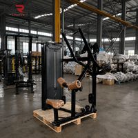 Machine de tirage vertical (Lat Pulldown) professionnelle à résistance sélectionnable pour l'entraînement du dos en salle de sport et club de fitness