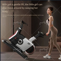 Vélo d'appartement intelligent et silencieux avec écran LCD couleur 36 couleurs, résistance magnétique, volant d'inertie de 11 kg et capacité de 150 kg pour usage domestique