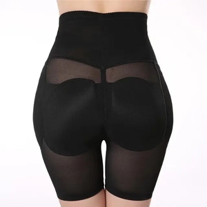 Femmes Sexy sans couture façonnage Shorts corps façonnage taille haute ventre Tucking fesses dodues rembourré hanche levage culotte - Product Image 1