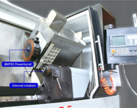 Tour CNC à banc incliné robuste DL TCK700, centre d'usinage 3 axes avec commande FANUC, broche simple