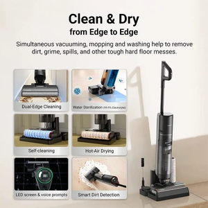 Aspiradora Inalámbrica de Mano <span class=keywords><strong>Dreame</strong></span> <span class=keywords><strong>H12</strong></span> Comercial y Doméstica, Húmeda/Seca, con Autolimpieza y Pantalla LED - Product Image 5