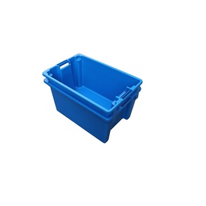 Hot <strong>Sale</strong> Plastic Nestable and Stackable Vegetable Box Plastic <strong>apple</strong> Nestable Box 600x400x300 - Product Image 3