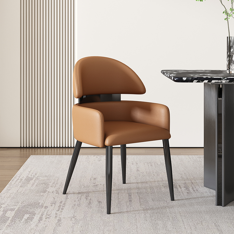 Italian dining chair-brown