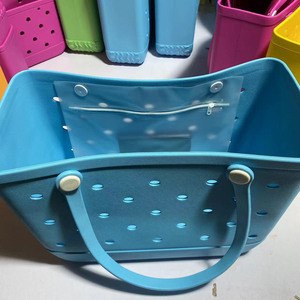 Pochette zippée transparente et étanche en EVA pour sacs de plage, accessoire de rangement compatible avec les sacs de plage en EVA - Product Image 4