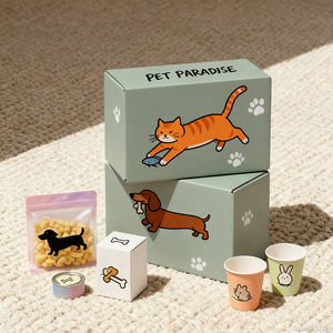 Caja Plegable Personalizada para Envíos <span class=keywords><strong>de</strong></span> Comida para Mascotas, Caja <span class=keywords><strong>de</strong></span> Embalaje Ecológica para Envíos <span class=keywords><strong>de</strong></span> Comida Enlatada para Gatos y Cachorros - Product Image 2