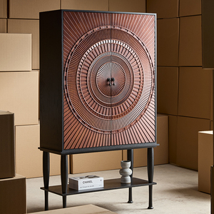 Casier de rangement métallique écologique de haute qualité, grande capacité, design moderne, mobilier pour la maison et le bureau, utilisation en salon, K133 Home Stor - Product Image 2
