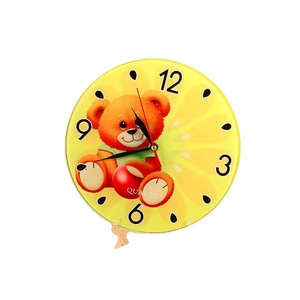 Rubysub BL-27 ขายร้อน 20*20 ซม. รอบรูปร่างเปล่าระเหิดพิมพ์นาฬิกาแก้ว - Product Image 1