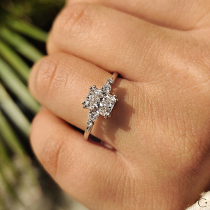 Bague en diamant de laboratoire sophistiquée, style moderne, bijoux élégants pour femmes, bague élégante et abordable en provenance d'Inde - Product Image 6