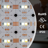 Lembaran Lampu LED CCT yang Dapat Diredupkan 2700K 6000K Panel LED Dua Warna CRI Tinggi 90 IP20 untuk Lampu Latar Dapur